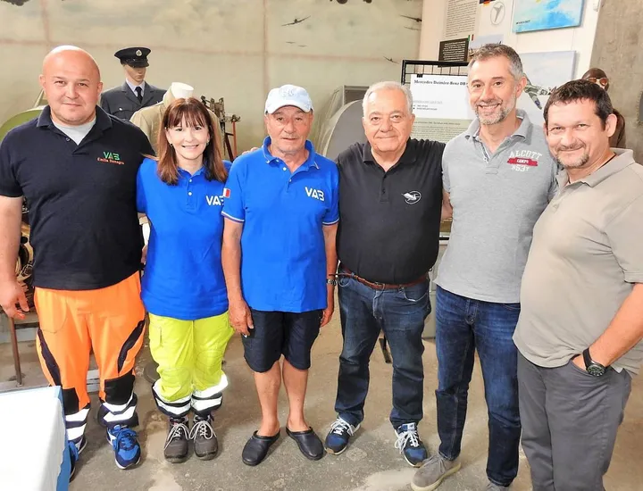 I rappresentanti di Romagna Air Finders, Vab e Le Aquile di Lugo