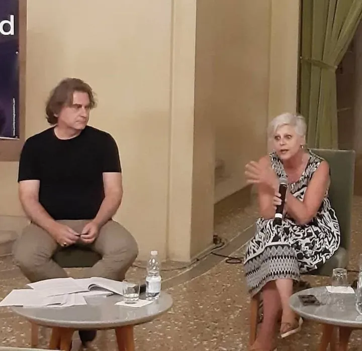 Valter Malosti, direttore Ert, e. Cosetta Nicolini,. direttrice del Bonci