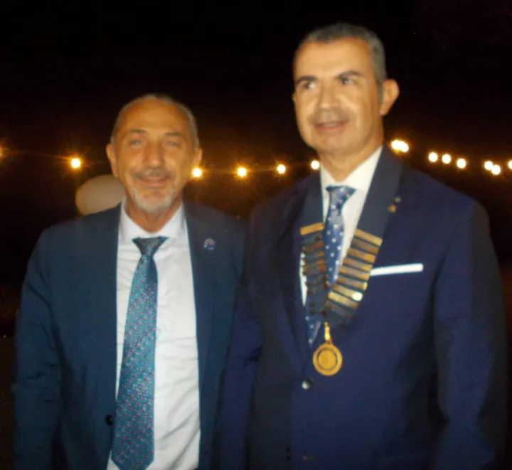 Da sinistra Claudio Faggiotto e il neo presidente Gian Piero Evangelisti