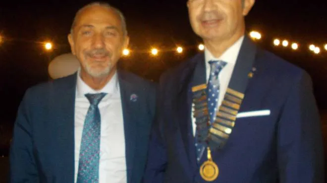 Da sinistra Claudio Faggiotto e il neo presidente Gian Piero Evangelisti