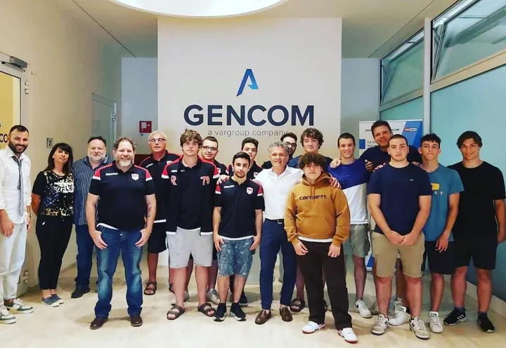 La formazione under 19 ospite dello sponsor Gencom