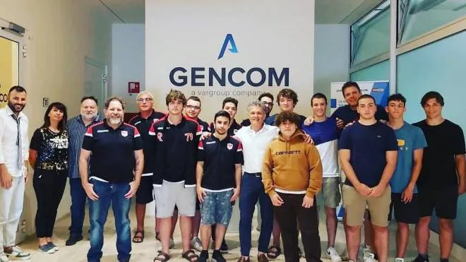 La formazione under 19 ospite dello sponsor Gencom