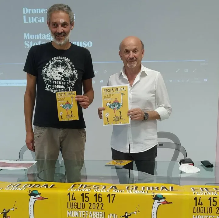 Alessandro Mengarelli, organizzatore del festival, e Palmiro Ucchielli