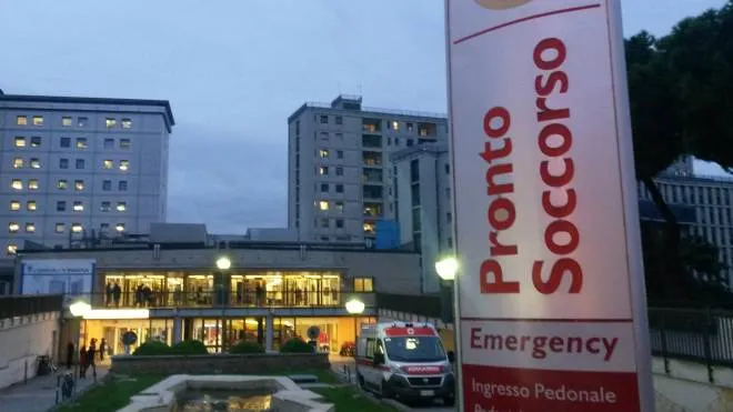 Il pronto soccorso dell'ospedale di Padova. ANSA