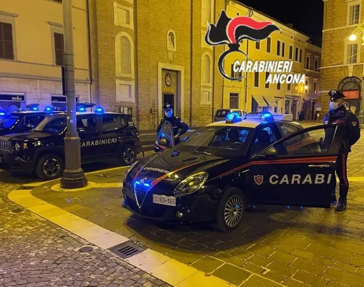 I carabinieri impegnati nei controlli sul territorio
