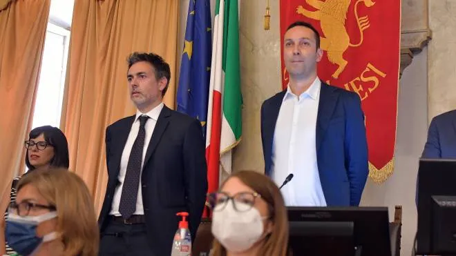 In alto da sinistra il sindaco Fiordelmondo e il presidente Polita