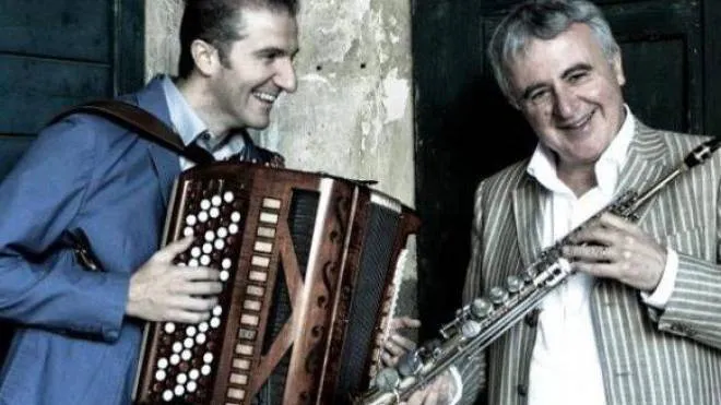 Il duo composto da Christian Riganelli, a sinistra, e Massimo Mazzoni
