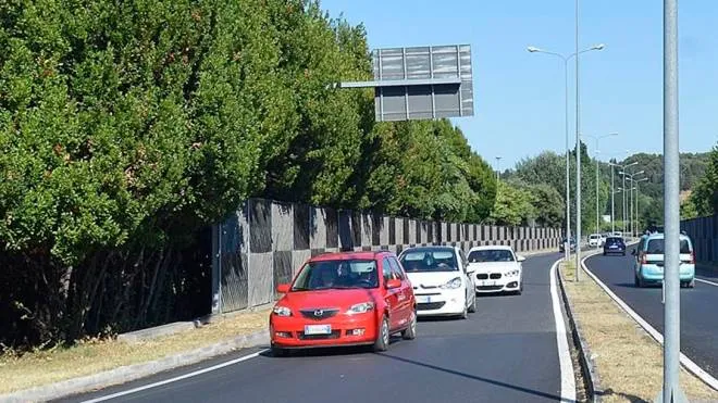 L’interquartieri nel tratto dalla Celletta a via Solferino, per la quale era stato previsto il raddoppio delle corsie all’interno delle opere compensative di Società autostrade