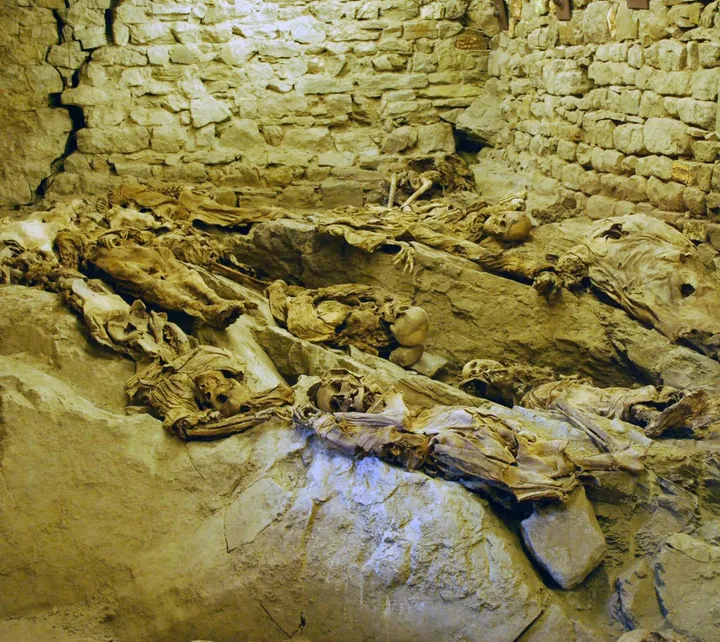 La cripta dell’antico castello