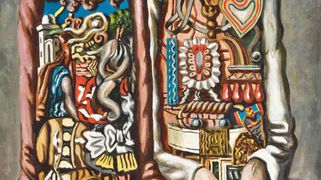 Un’opera che sarà esposta: i manichini coloniali di Giorgio De Chirico