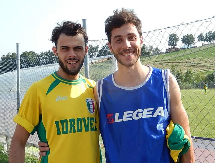 I locali doc del Vettus, da sinistra. Leonardo Marchesini e. Davide Nobili