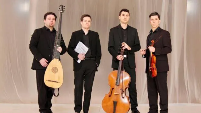 Il. Quartetto Vanvitelli composto da. Guerra,. Brovelli, Pinciaroli. e Accardo