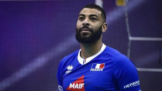 Earvin Ngapeth, 31 anni, schiacciatore della Francia e del Modena Volley