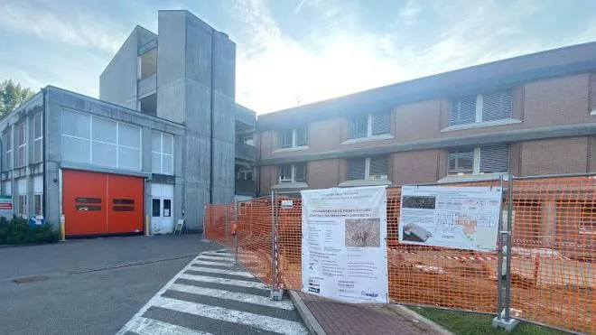Il cantiere al pronto soccorso dell’ospedale San Sebastiano di Correggio