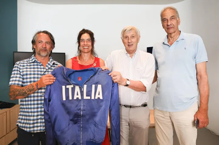 Da sinistra: Nicolò Savigni. , Alessia Alesini, Pier Luigi Marzorati e Renzo Bariviera