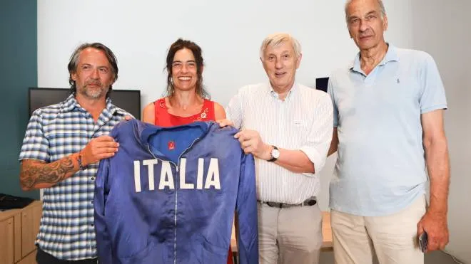 Da sinistra: Nicolò Savigni. , Alessia Alesini, Pier Luigi Marzorati e Renzo Bariviera