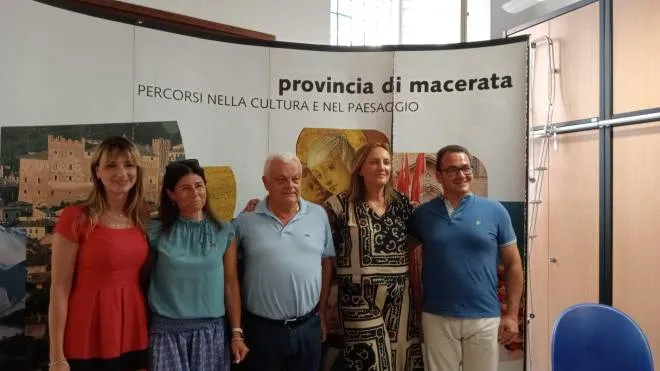 Da sinistra: Massaro, Tedesco, Mattioli, Pantana e Migliozzi