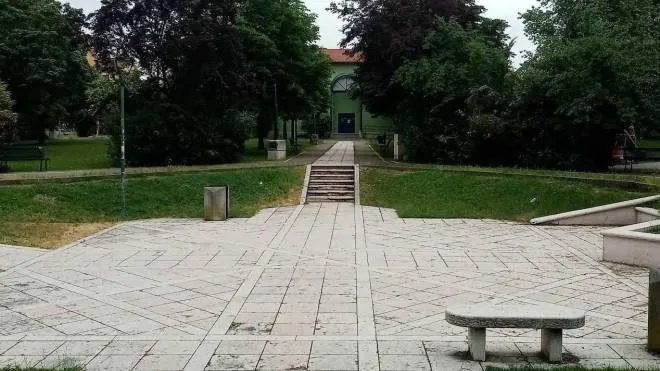 Il parco intitolato a don Andreoli