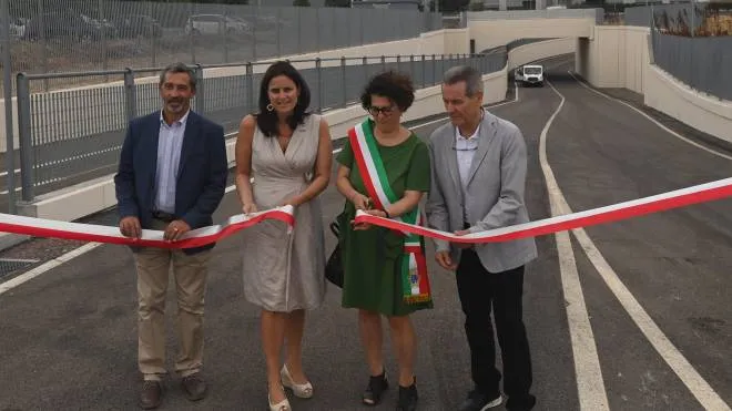 Da sinistra, Salvatore De Rinaldis, Elena Gaggioli, Valentina Orioli e Claudio Mazzanti