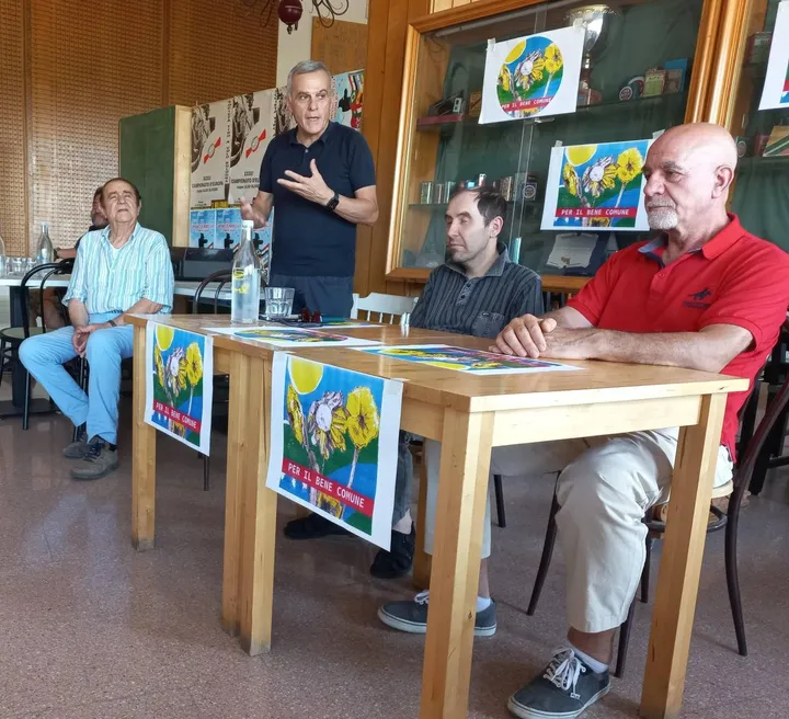 Da sinistra: Roberto Mignani, Massimo Bosso, Federico Cinti e Ivano Perri