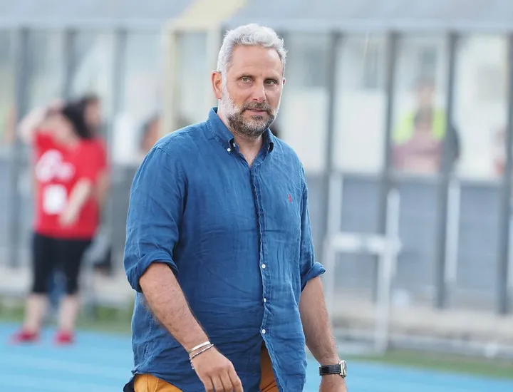L’allenatore del Rimini, Marco Gaburro, è alla sua seconda stagione in riviera
