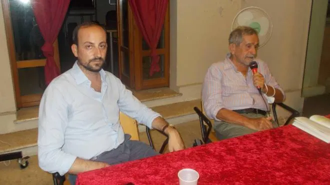 A sinistra Nicola Dellapasqua vicesindaco di Savignano insieme al relatore della serata, il professor Giovanni Brizzi