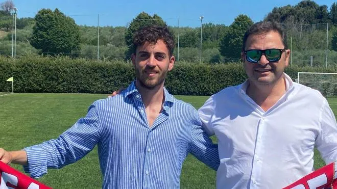 A sinistra Nicolò, il figlio del presidente Roberto Renzi