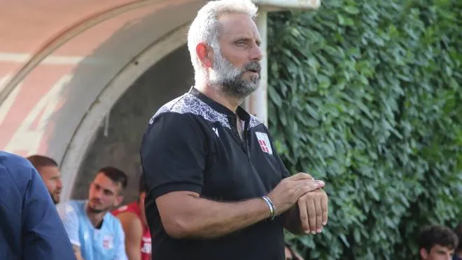 L’allenatore del Rimini Marco Gaburro