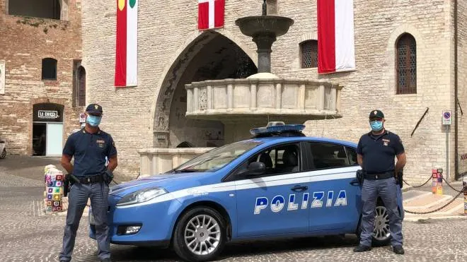 In azione i polizotti del commissariato di Fabriano