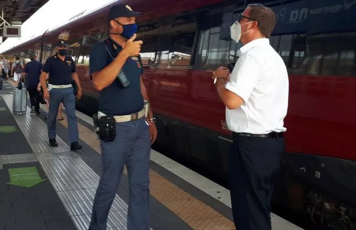 L’episodio è avvenuto sul treno regionale Rimini-Ravennna