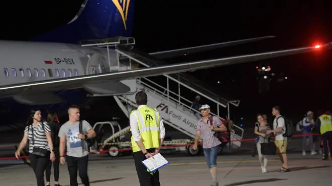 I primi passeggeri Ryanair arrivati dalla Polonia. Stamattina partenza per Palemo