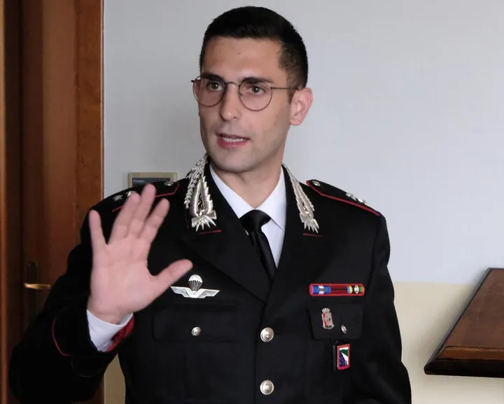 Il tenente Giuseppe Calì, nuovo comandante del nucleo operativo radiomobile di Modena