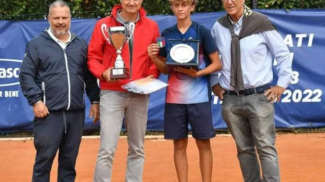 Premiazione allo Sporting di Sassuolo: primo classificato Federico Garbero