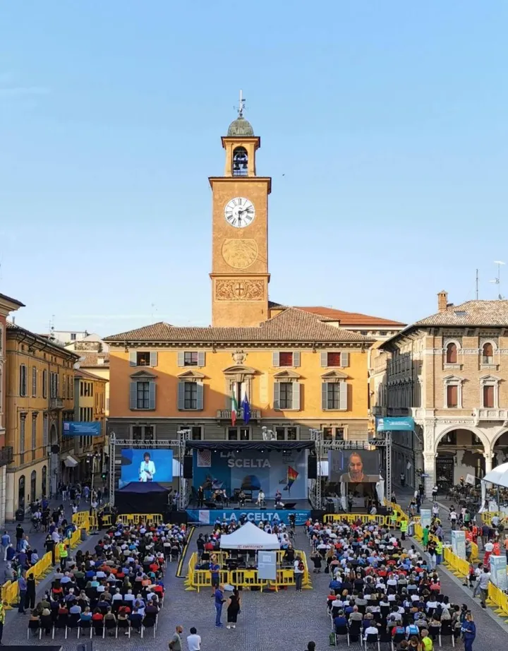 Piazza Prampolini durante il Festival