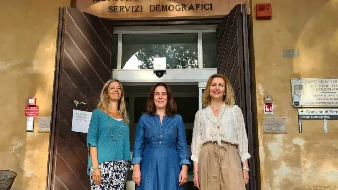 Da sinistra,. Cristina Cazziari, Cristina Coletti e Alessandra Genesini
