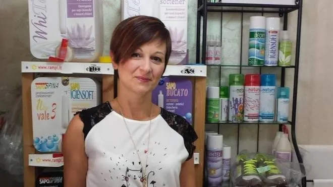 Katia Sdrubolini, titolare di «Bolle di sapone», due lavanderie a Pianello Vallesina e in corso Amendola