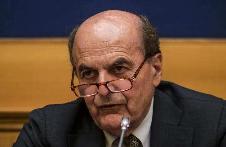 L’ex ministro Pier Luigi Bersani, presidente di Articolo Uno