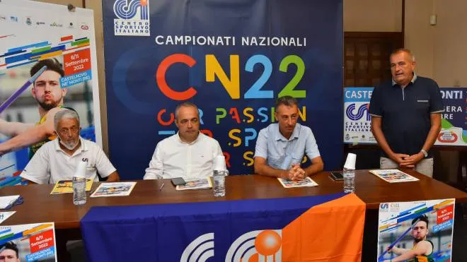 La conferenza stampa di presentazione dei campionati italiani Csi di atletica leggera