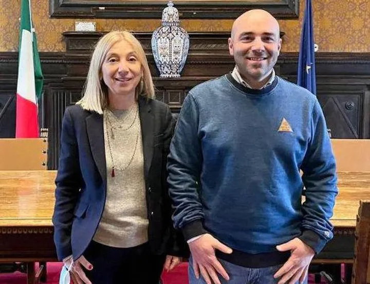 Il sindaco Franca Foronchi insieme all’assessore Alessandro Uguccioni