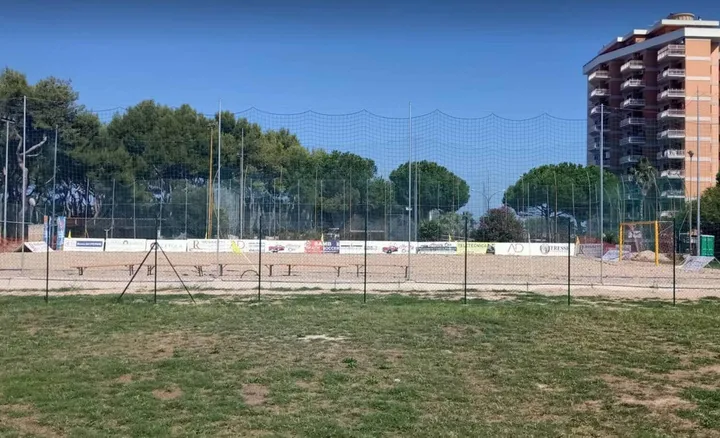 La nuova Arena di beach soccer al campo Rodi