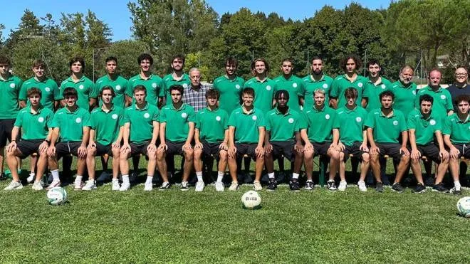 La formazione 2022-23 del Fratta Terme: ha debuttato vincendo 2-0 con gol di Depascalis e Andreoli