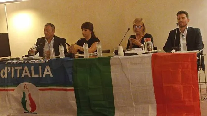 Da sinistra, Rudi Capucci, Alice Buonguerrieri, Marta Farolfi e Alberto Ferrero