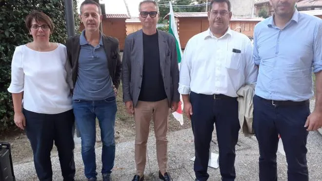 Corsini, Minarelli e il sindaco Baldini