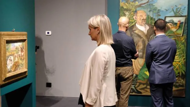 I quadri di Ligabue esposti alla Galleria Bper di via Scudari