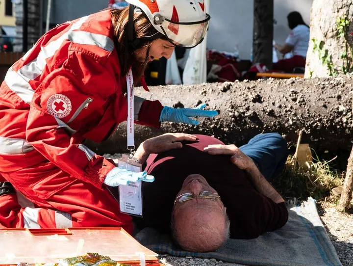 Una delle simulazioni in cui saranno impegnati i volontari Croce rossa