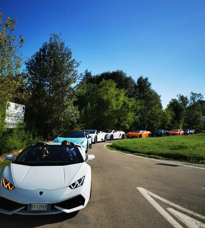 Il raduno di Lamborghini