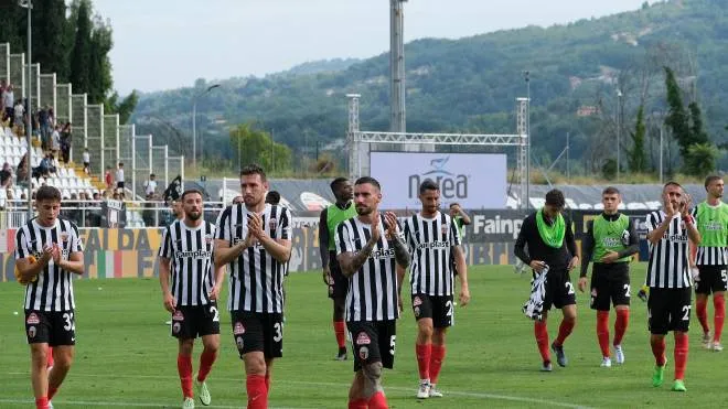 I calciatori carichi in vista del big match con il Parma