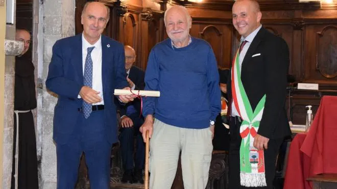 Da sinistra, Giorgi Calcagnini, Goffredo Fofi ed Andrea Spagna