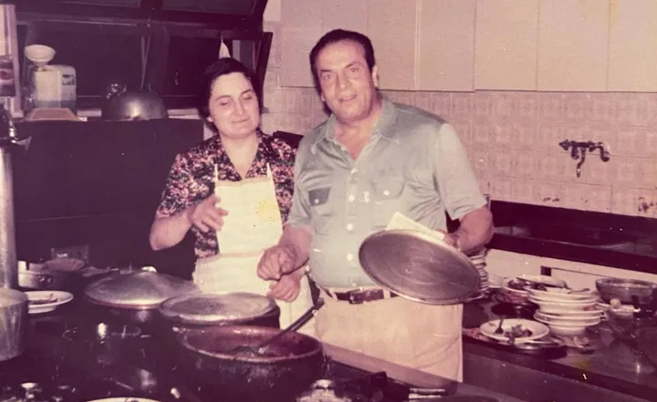 Giuliana Manzi e il marito Goffredo Buratti, proprio il figlio della ’Gnaffa’