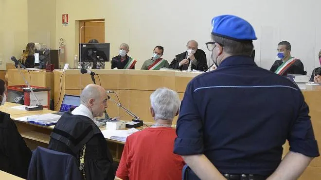 L’81enne Vito Cangini durante una delle udienze del processo